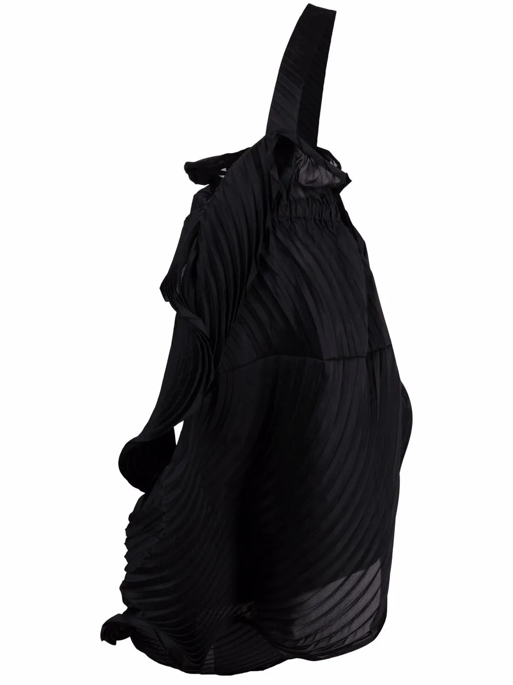 

Issey Miyake strap-detail plissé-effect skirt - Black