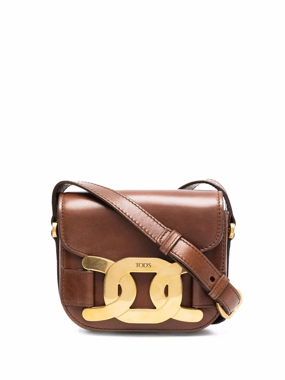 

Tod's chain-detail crossbody bag - Brown