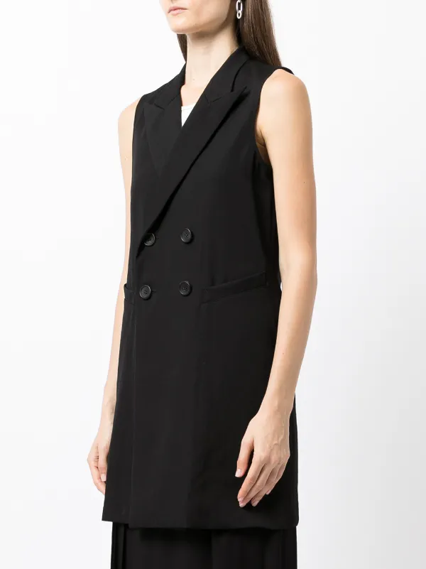 sleeveless blazer jacket