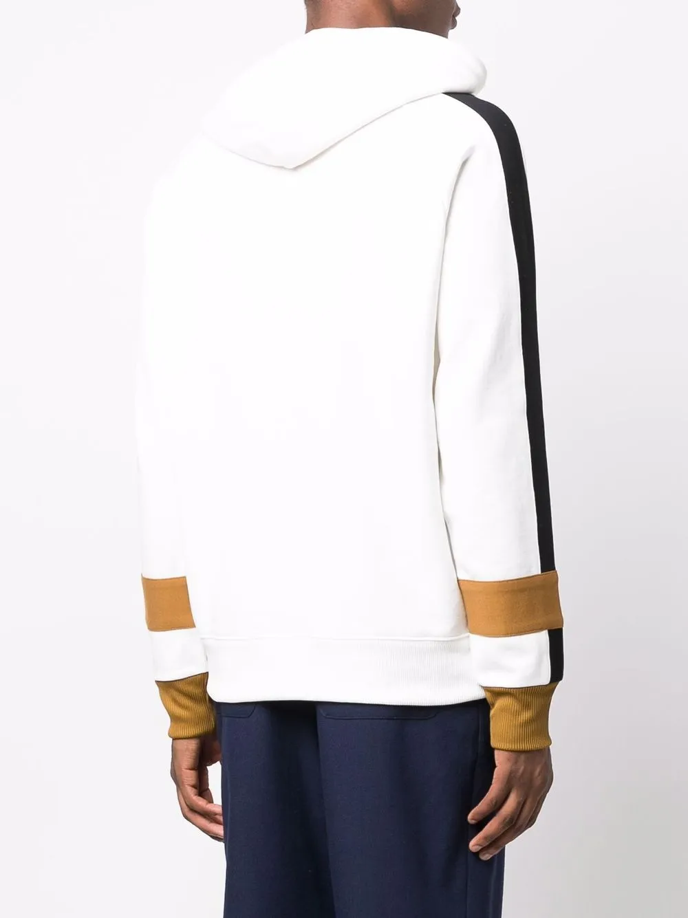 фото Fred perry худи в стиле колор-блок