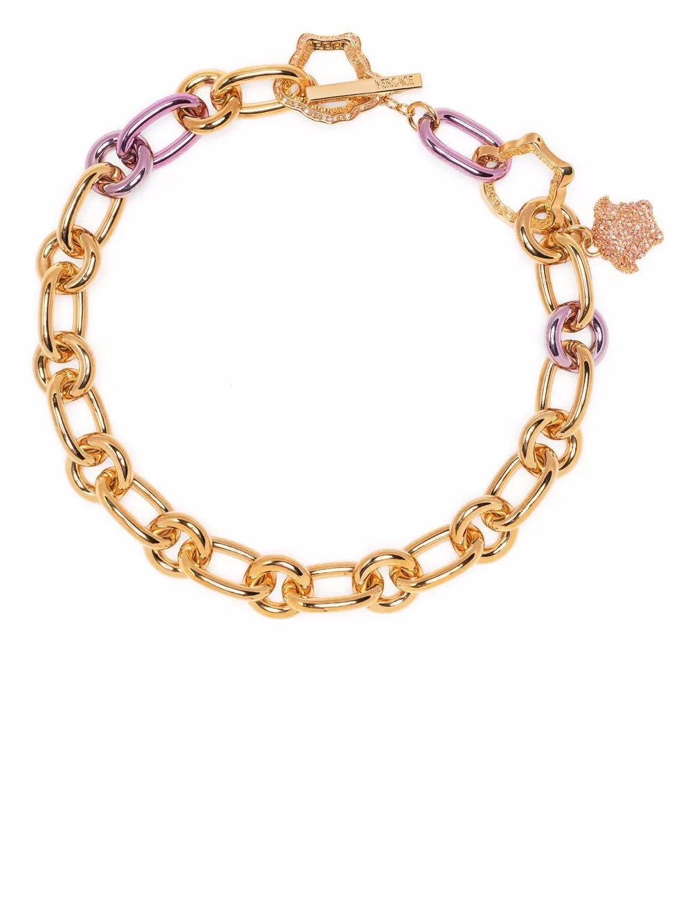 

Versace collar de cadena con dije Medusa - Dorado