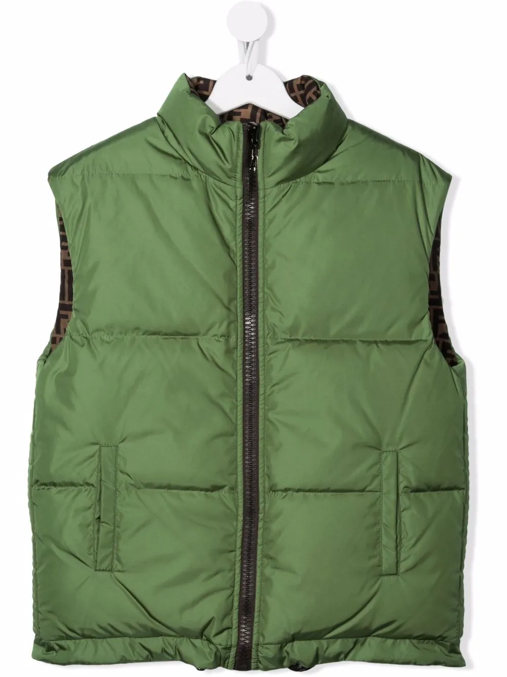 Fendi Kids дутый жилет