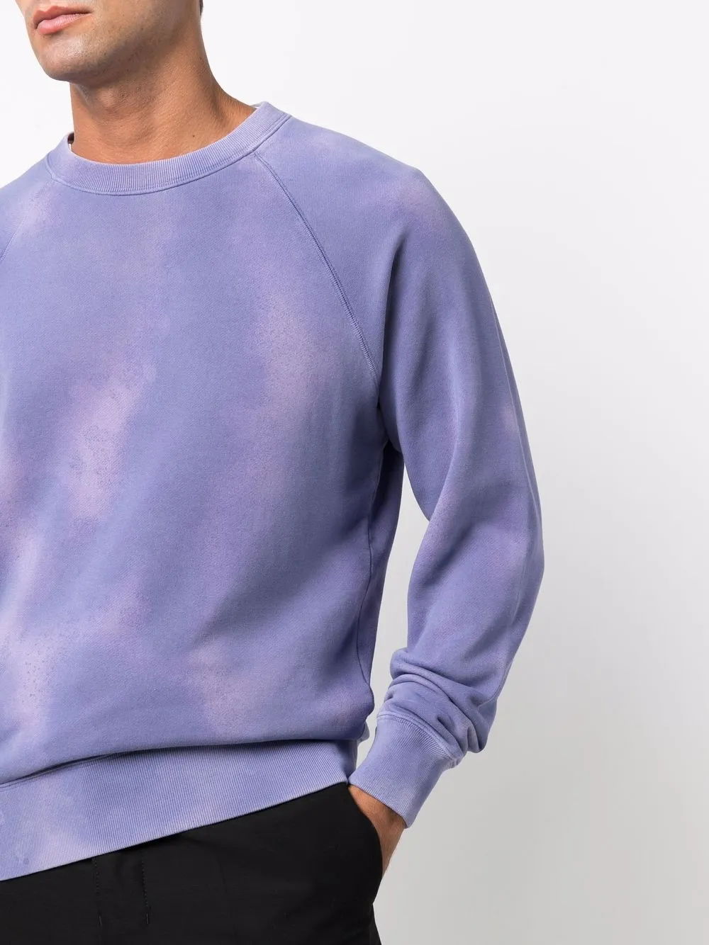 TOM FORD tie-dye Crewneck Sweatshirt - Farfetch