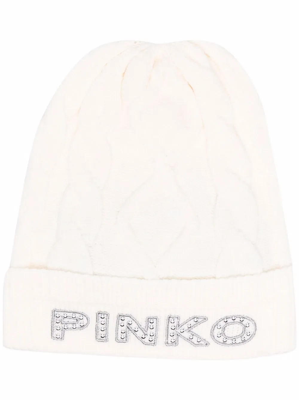 PINKO шапка бини фактурной вязки