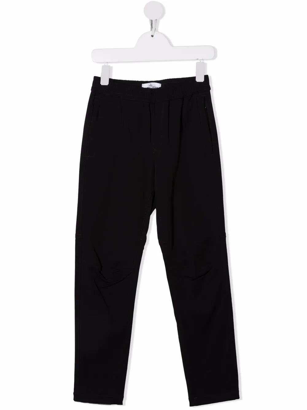 

Stone Island Junior pantalones de corte recto - Negro