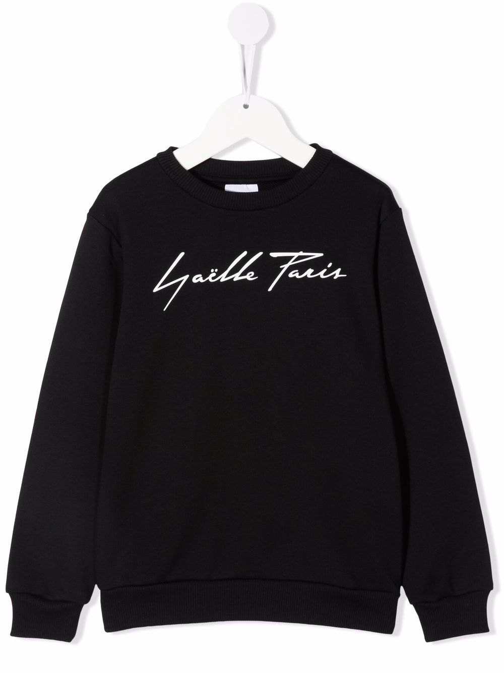 фото Gaelle paris kids logo print sweatshirt