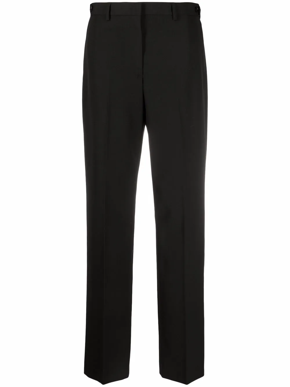 

MSGM pantalones de vestir con tiro alto - Negro