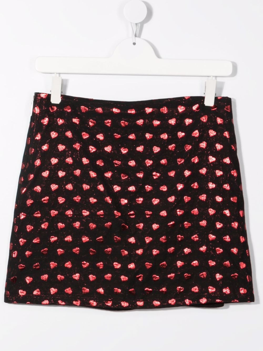 фото Gaelle paris kids teen heart print straight skirt