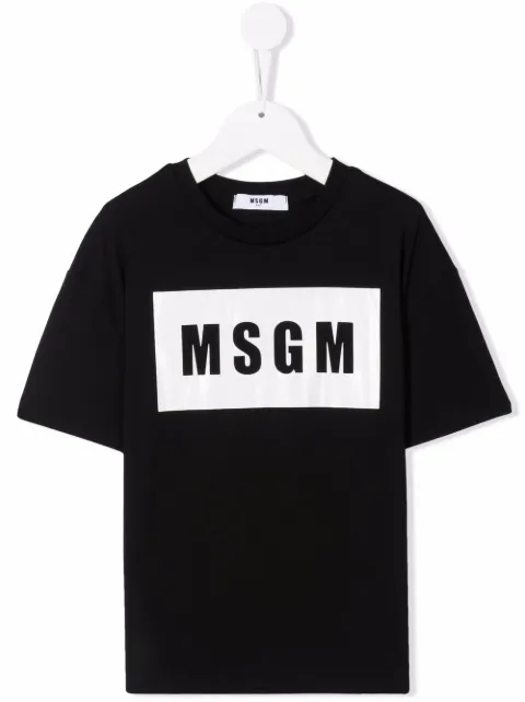 MSGM Kids ロゴ Tシャツ