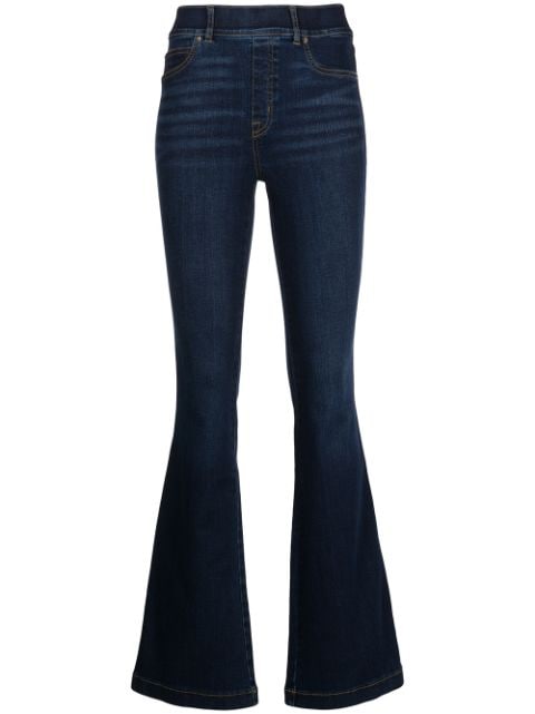 SPANX Calça jeans flare cintura alta