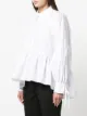 Cecilie Bahnsen Andrea cotton peplum hem shirt