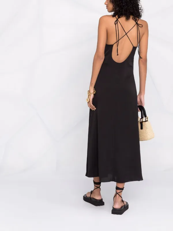 Black midi best sale dress flowy