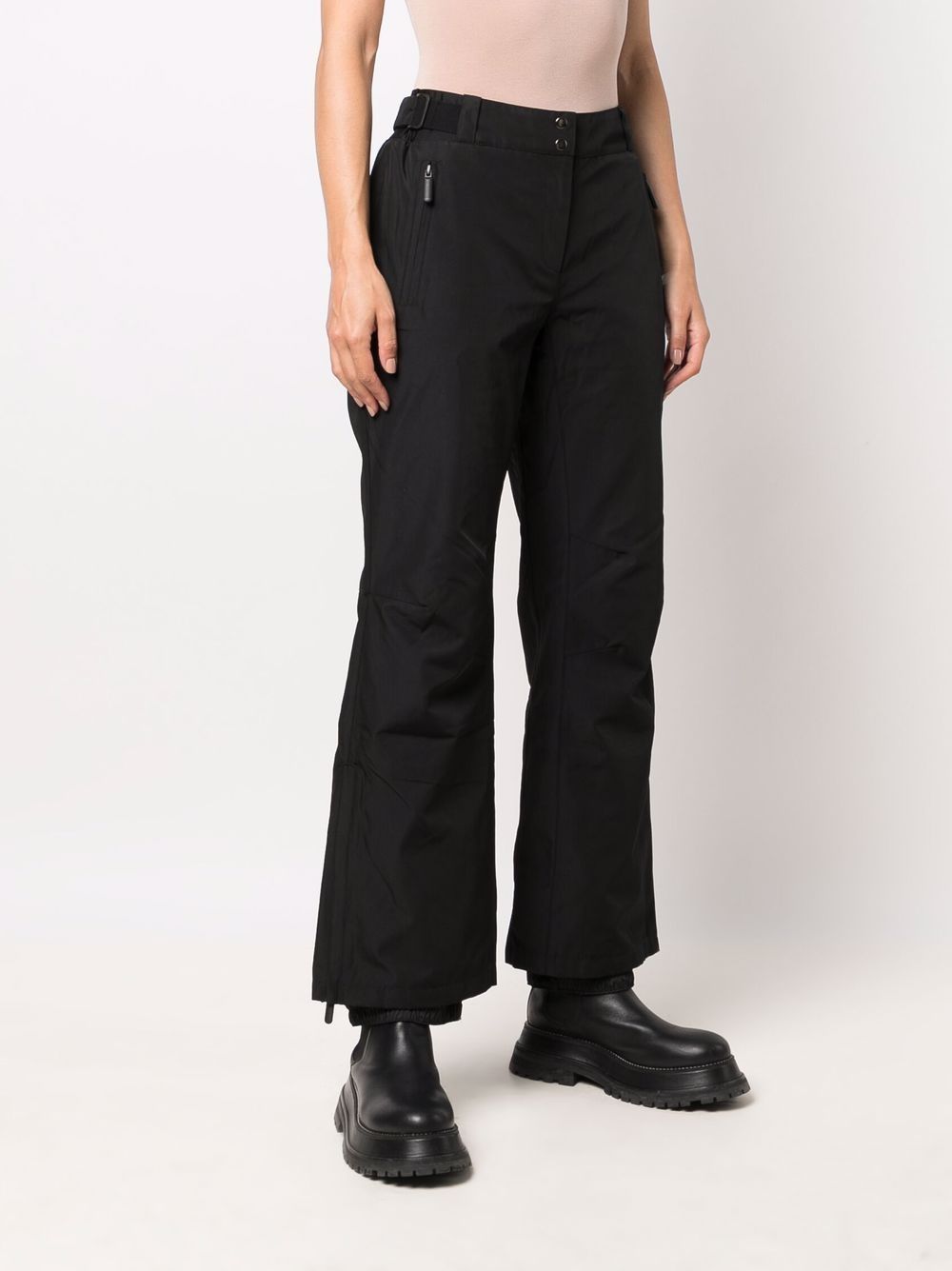 фото Yves salomon ankle-zip straight-leg trousers