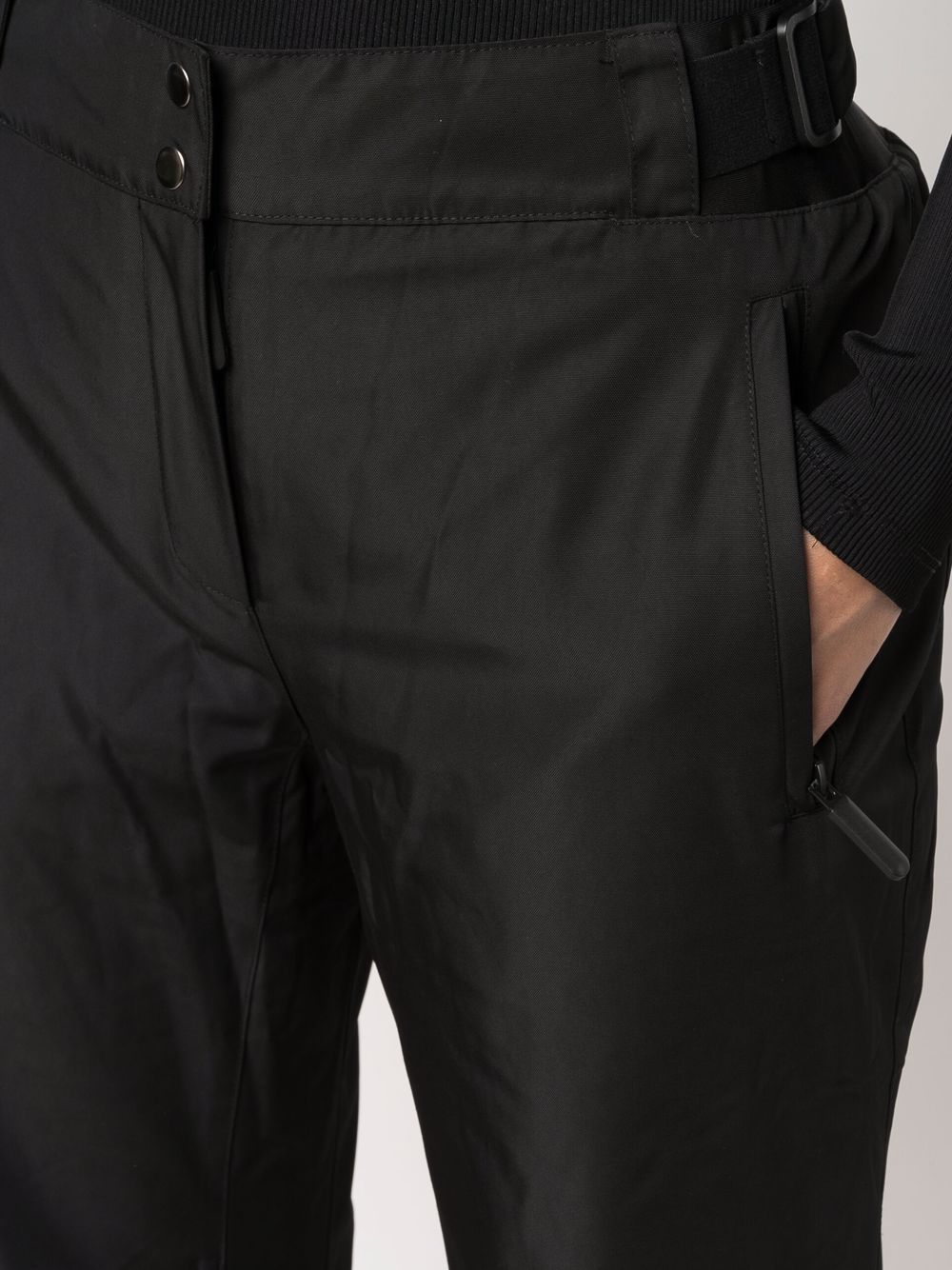 фото Yves salomon ankle-zip straight-leg trousers