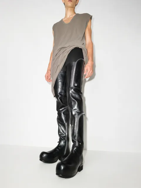 rick owens moody thigh high boots