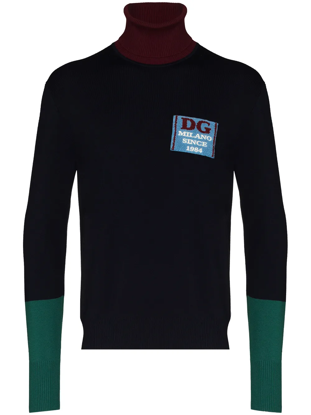 Image 1 of Dolce & Gabbana chest logo patch jumper