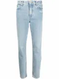 Off-White logo-patch denim jeans - Blue