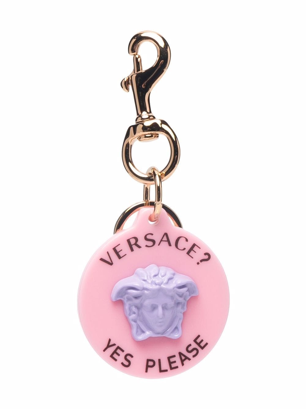 Medusa Head motif keyring