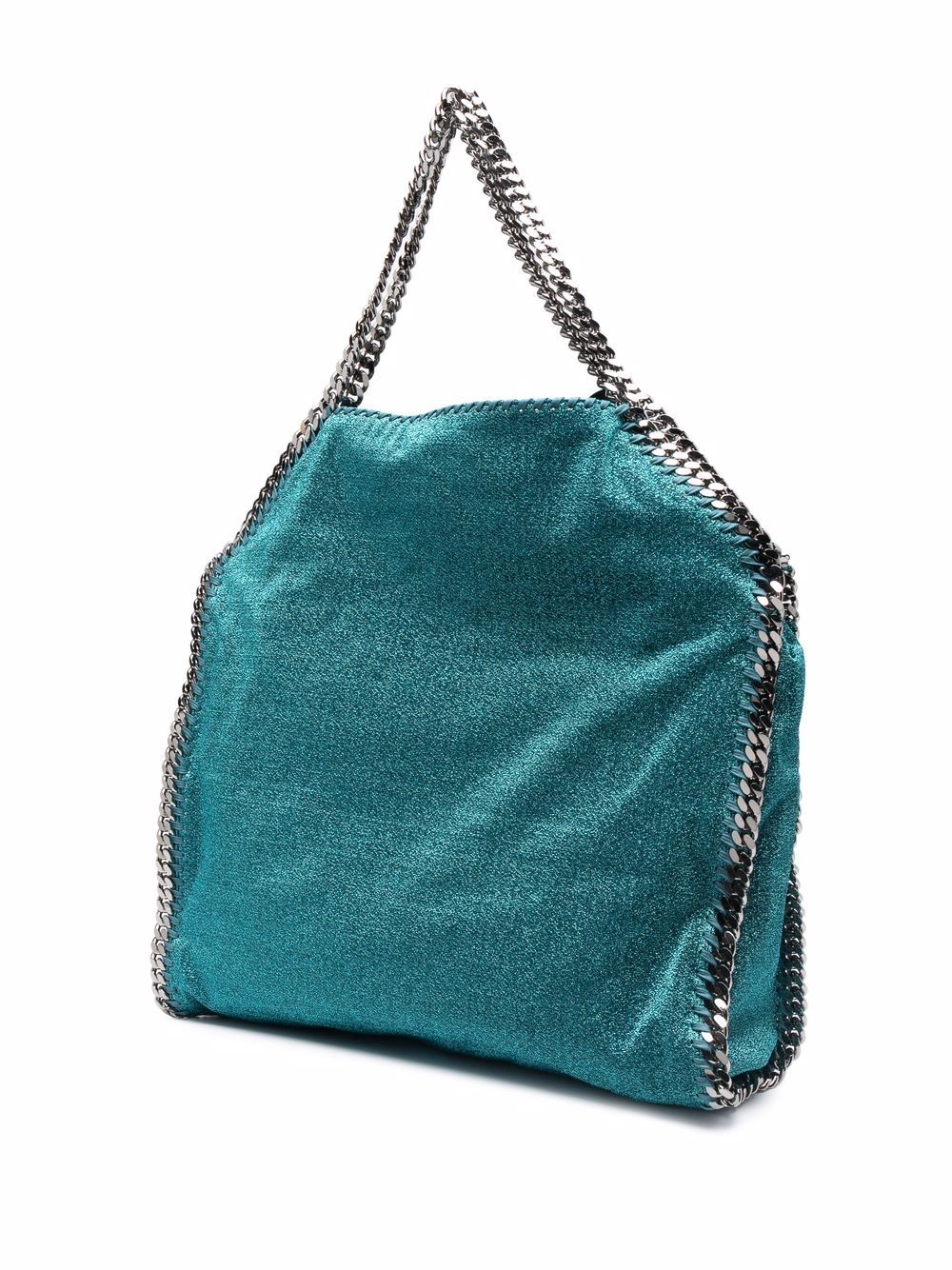 Shop Stella Mccartney Maxi Falabella Tote Bag In Blau