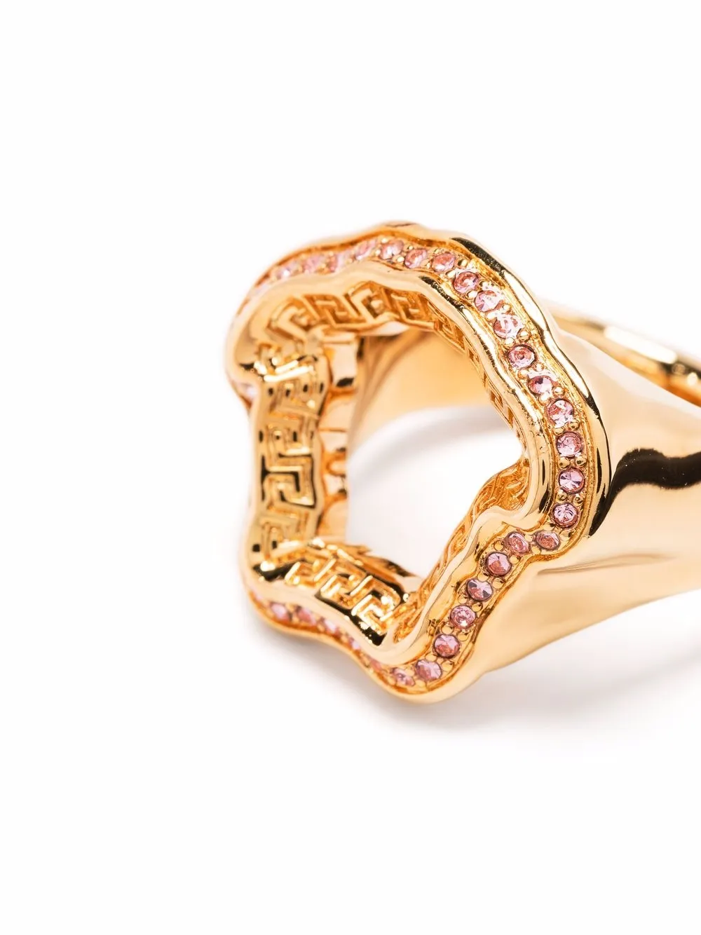 фото Versace кольцо с декором greca
