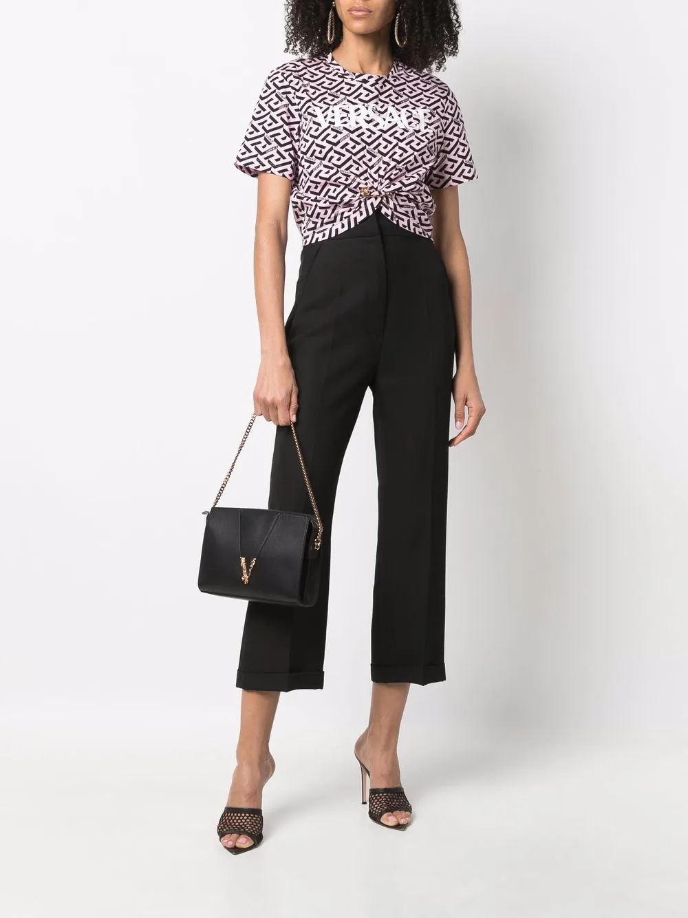 фото Versace сумка через плечо virtus