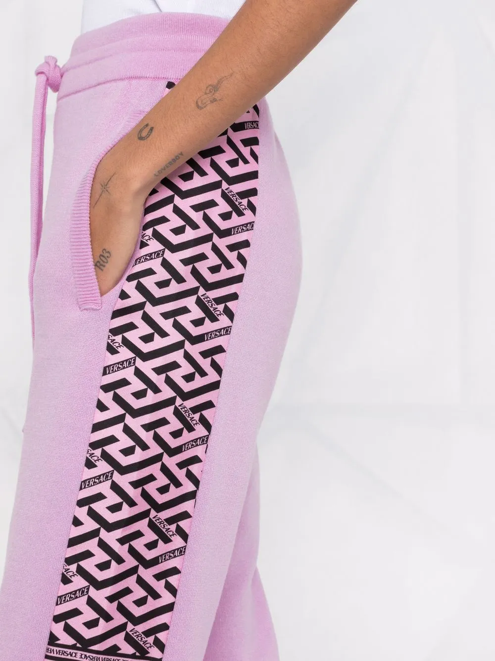 фото Versace спортивные брюки la greca