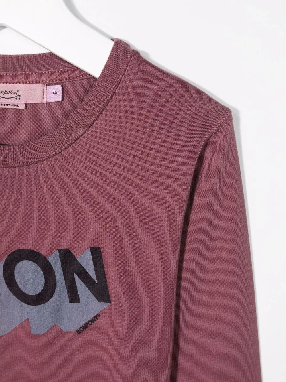 Bonpoint Logo-print Cotton T-shirt In 粉色