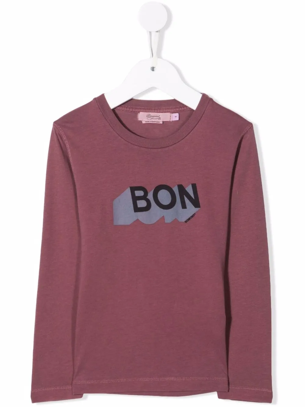 Bonpoint logo-print cotton T-shirt - Pink