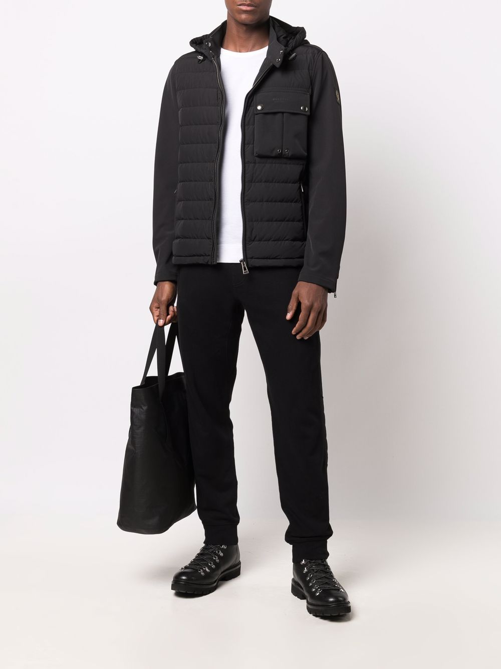 фото Belstaff hooded padded jacket