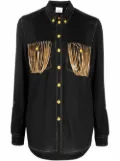 Burberry chain pocket detail shirt - Black