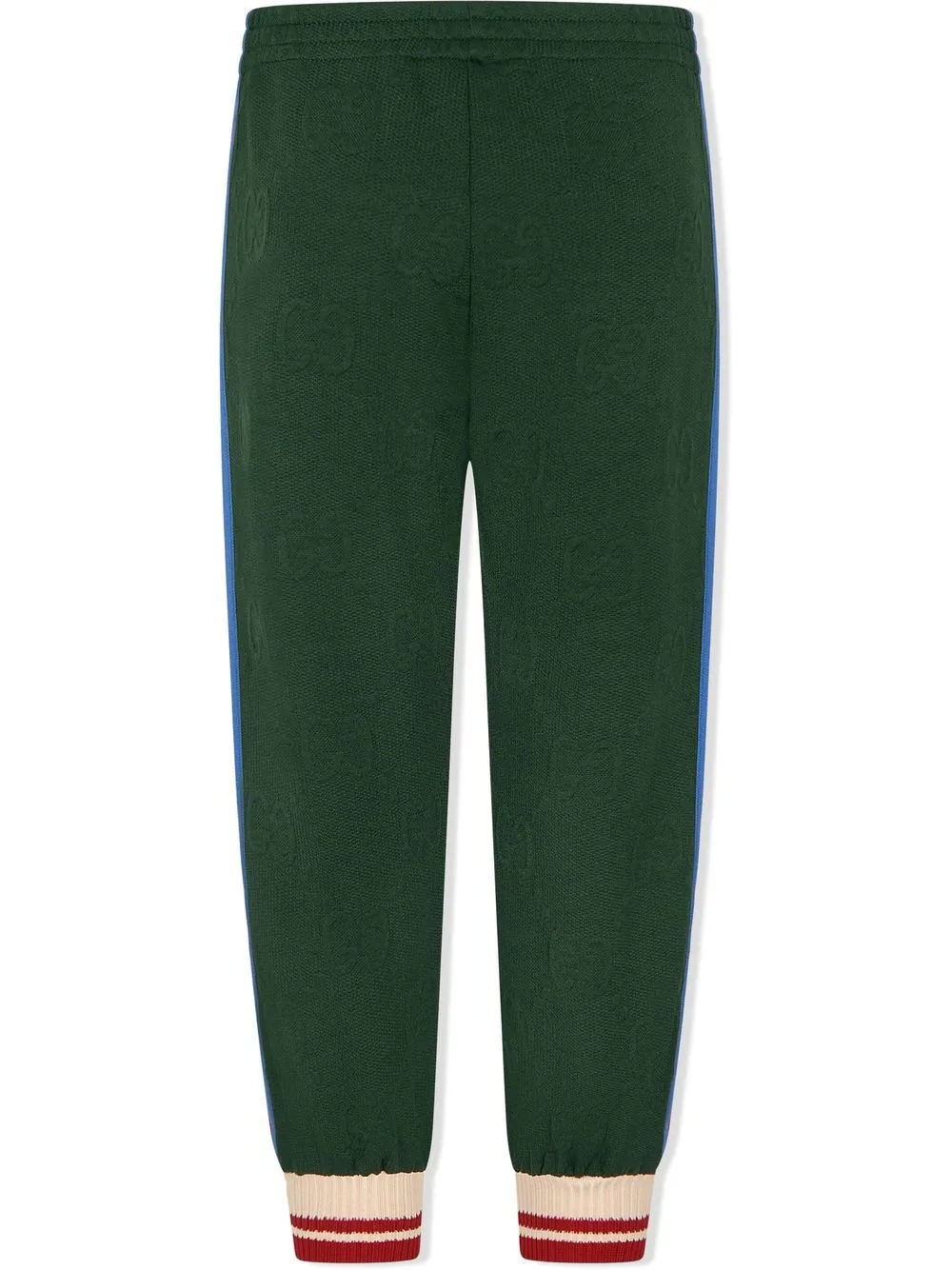 Gucci Kids Trainingsbroek met GG streep - Groen