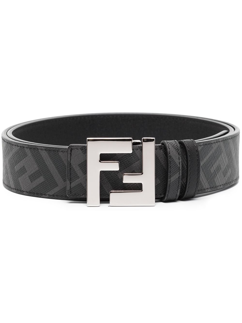 Image 1 of FENDI FF-logo reversible leather belt