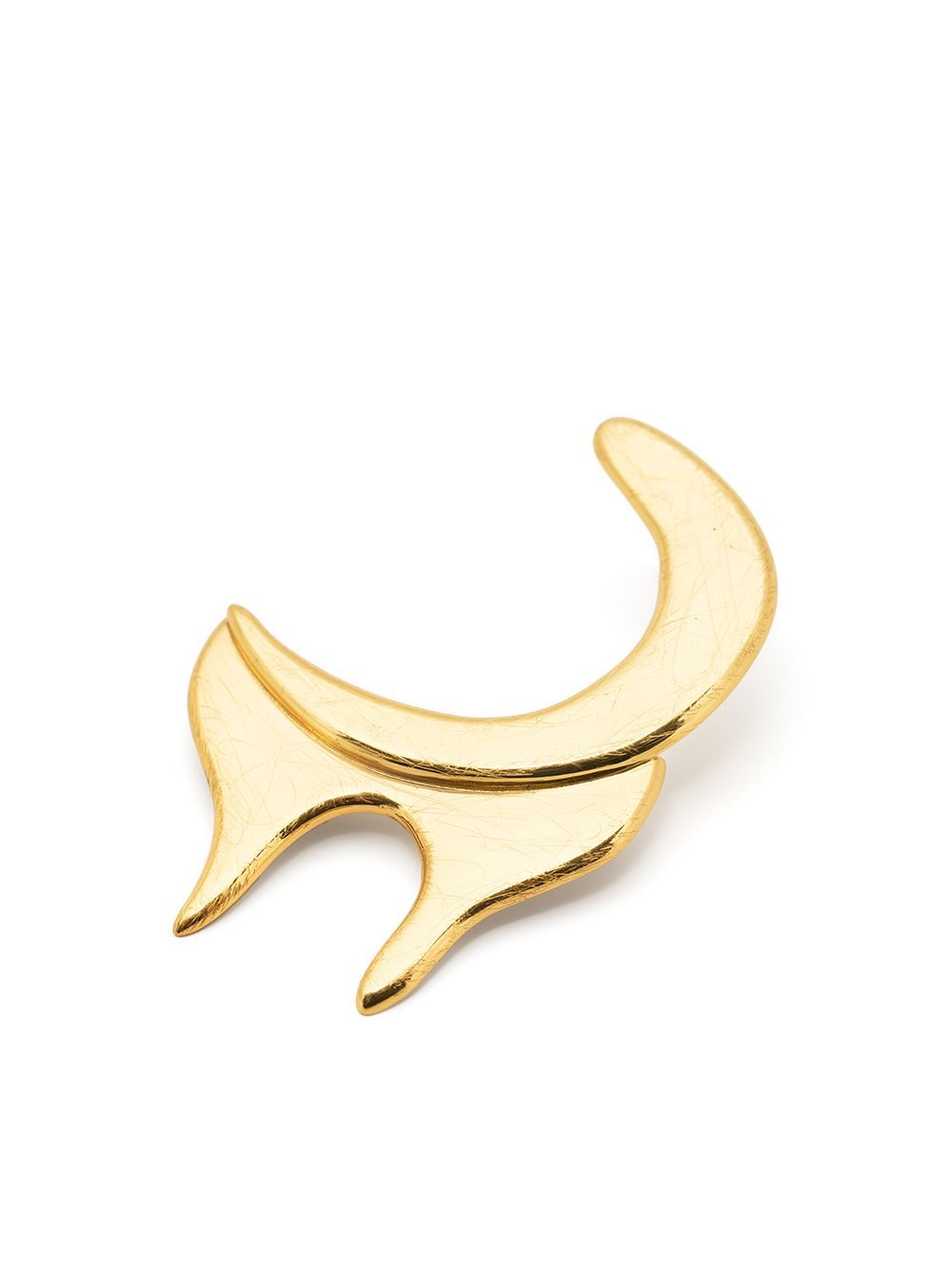 Shop Liya Melt Detail Earrings In Gold