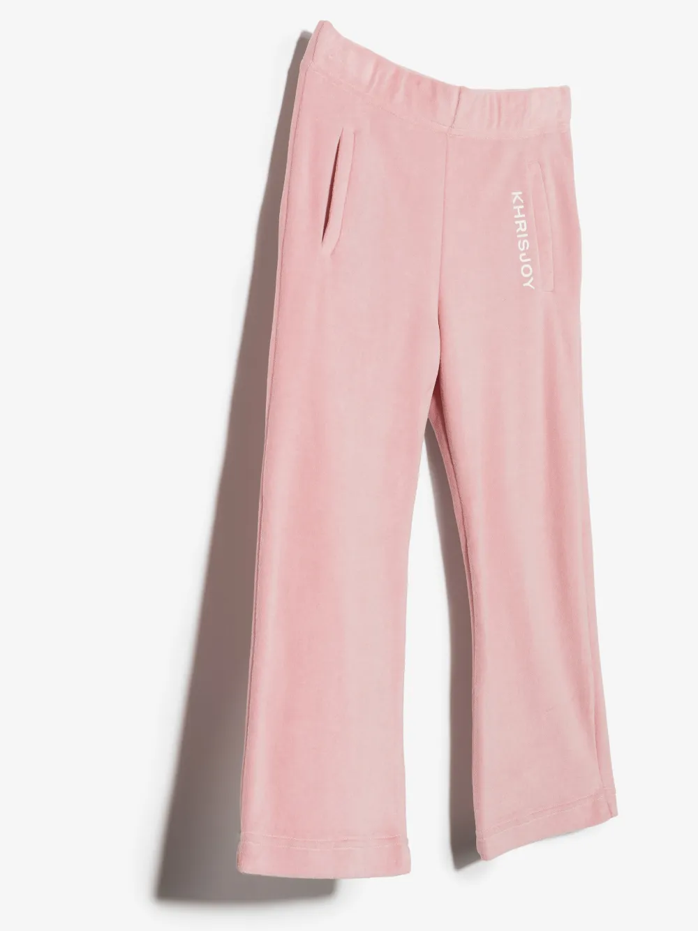 Khrisjoy Kids Trainingsbroek met logoprint - Roze