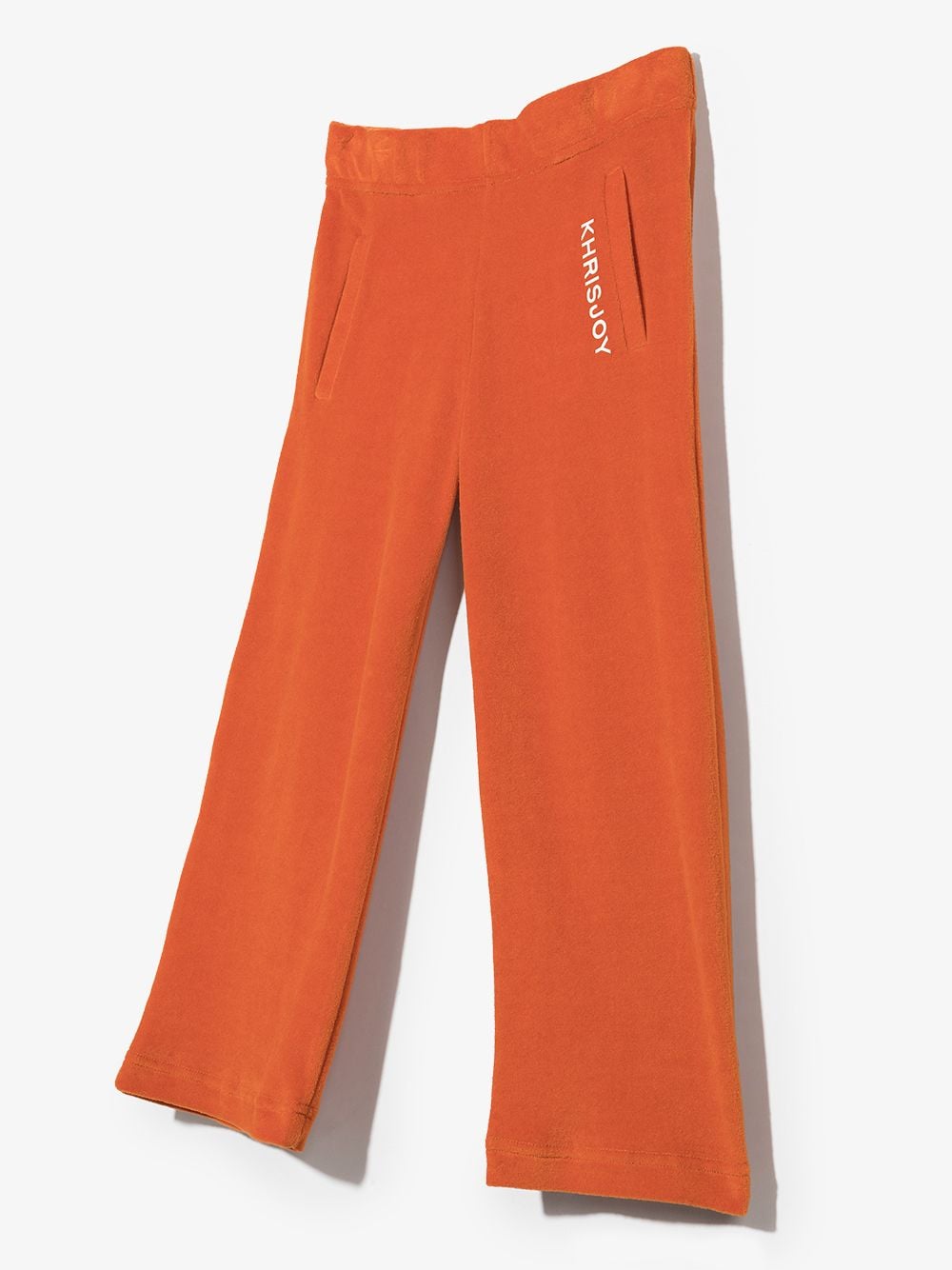 Khrisjoy Kids Trainingsbroek met logoprint - Oranje