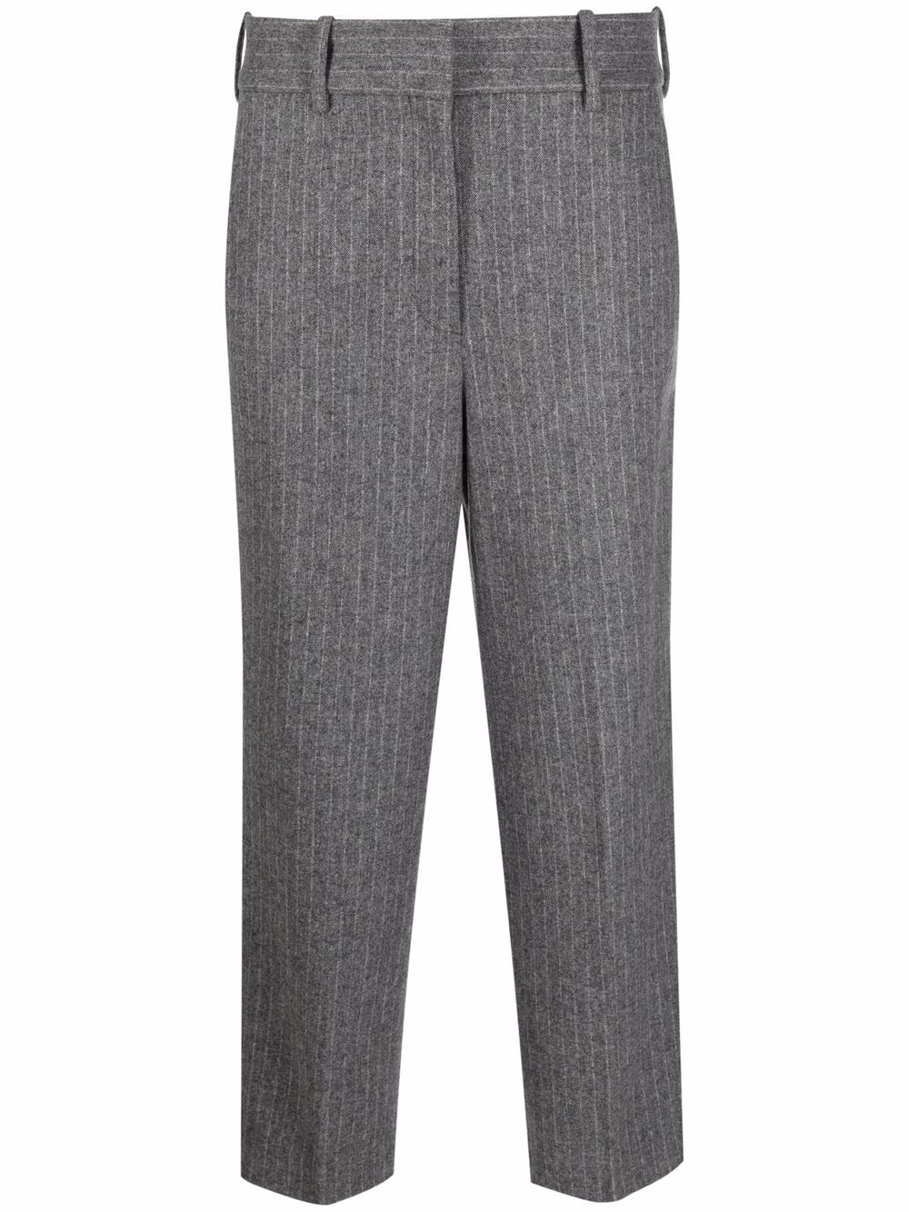 Image 1 of Circolo 1901 cropped pinstripe trousers