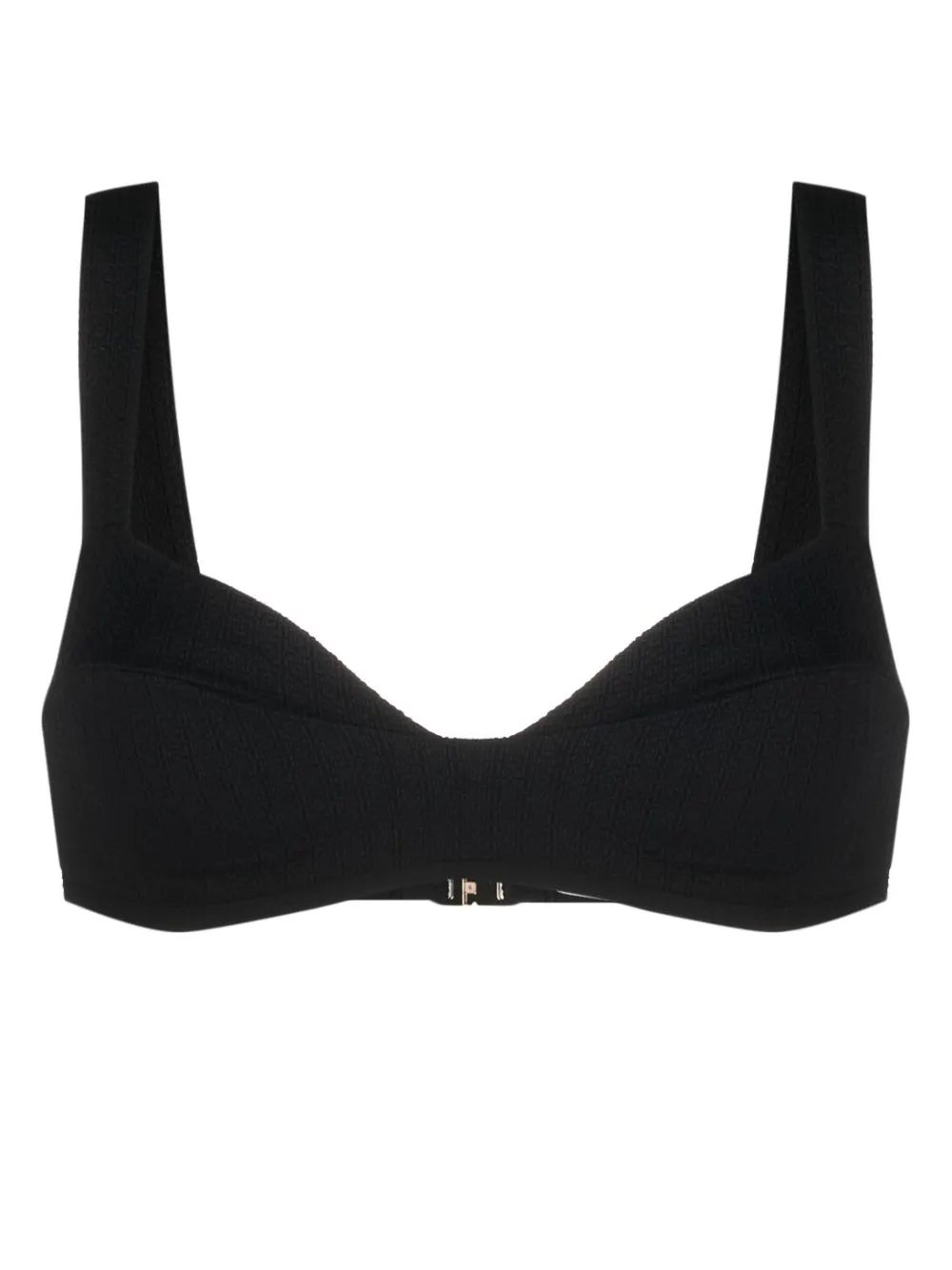 BOTEH Ra Freddy sweetheart-neck bikini top – Black