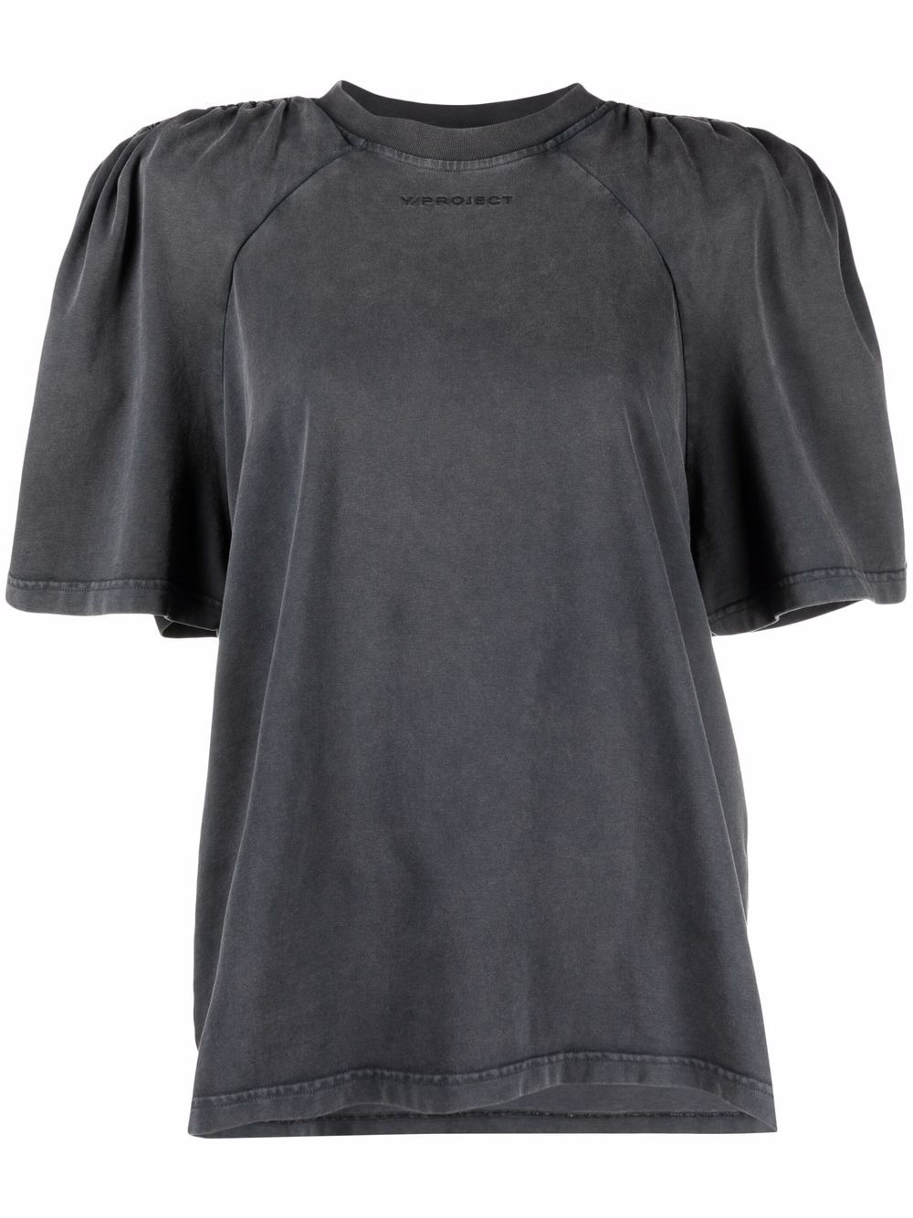 Y/Project ruched-shoulder T-shirt - Farfetch