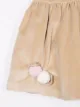 Miss Blumarine pompom-embellished cotton dress