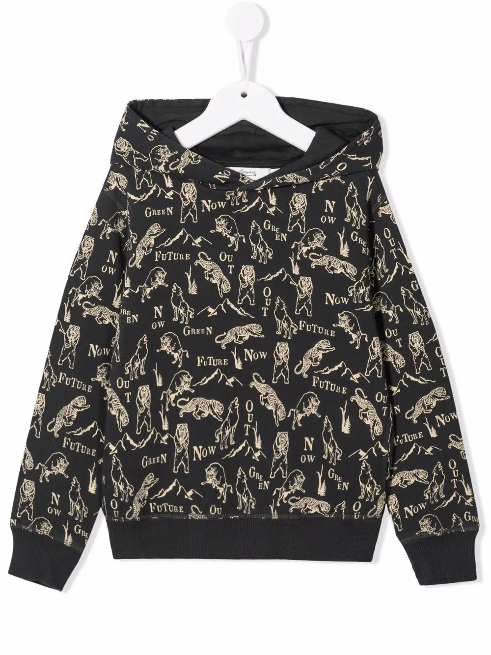 

Bonpoint hoodie con animal print - Gris