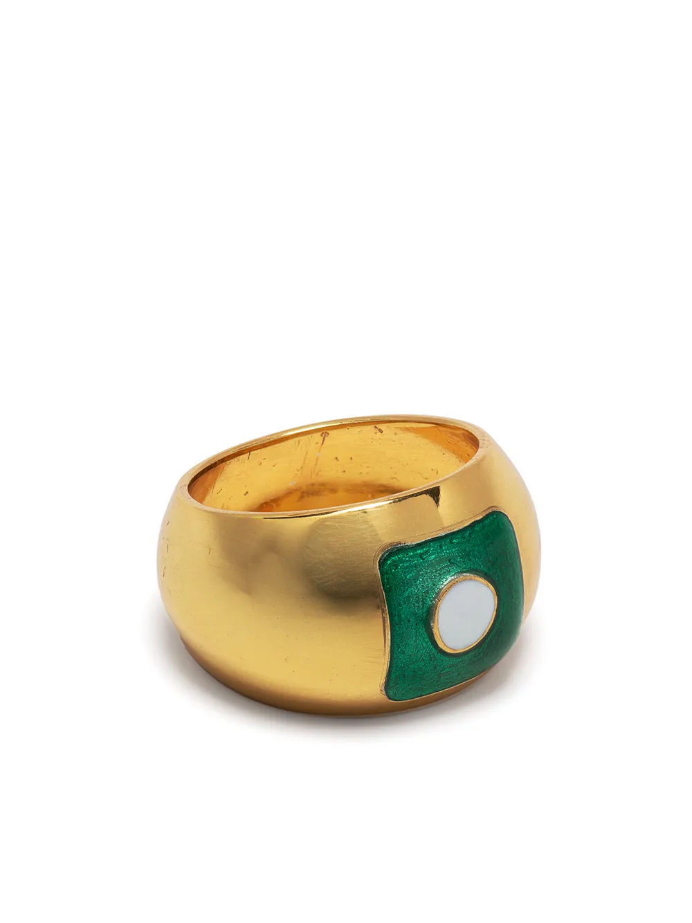 

LIYA anillo con detalle esmaltado - Metalizado