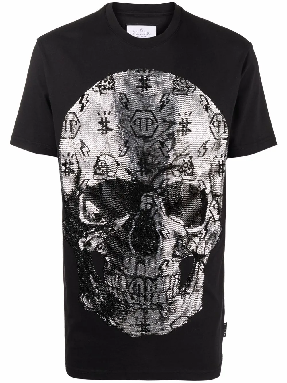 фото Philipp plein футболка с декором skull