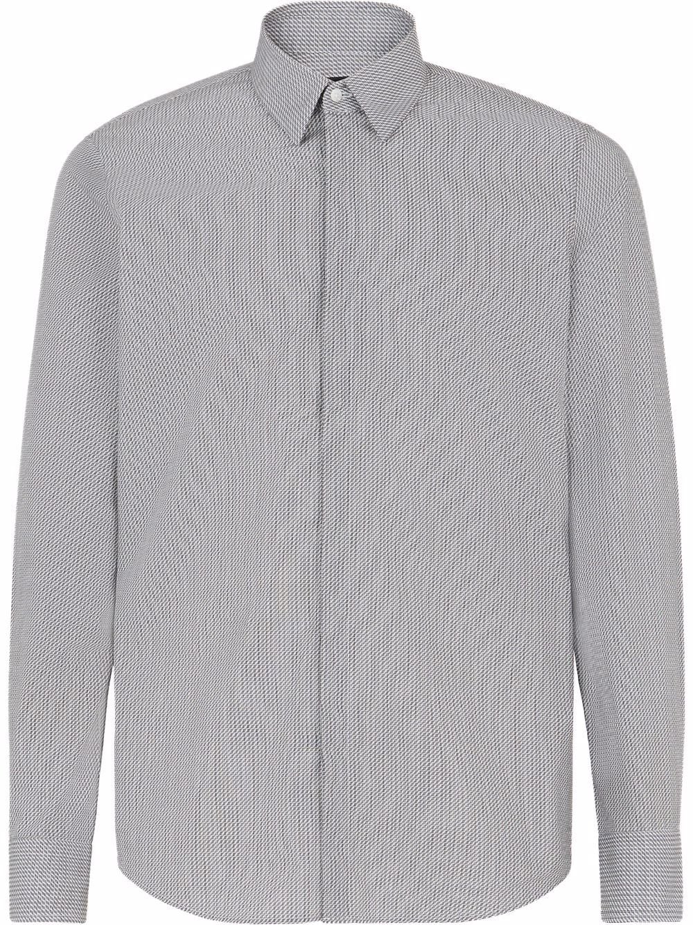 FF-pattern cotton shirt