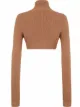 Fendi cropped roll-neck jumper