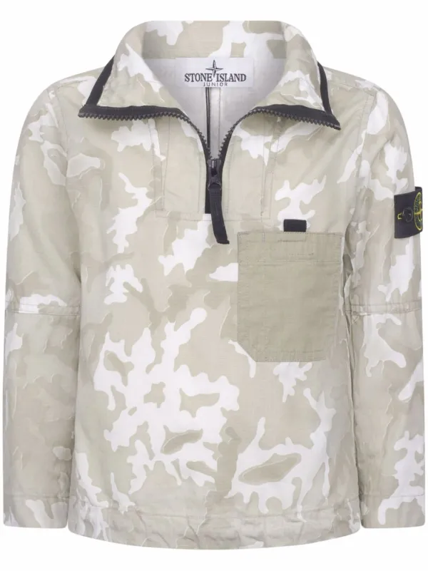 camouflage half jacket
