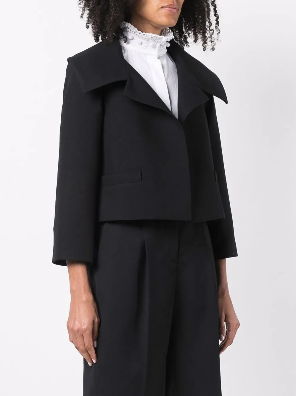 Valentino Garavani Cropped jack Zwart