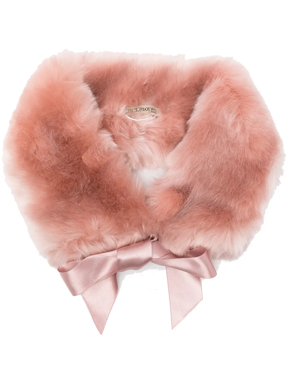 

Hucklebones London faux-fur stole - DUSKY PINK