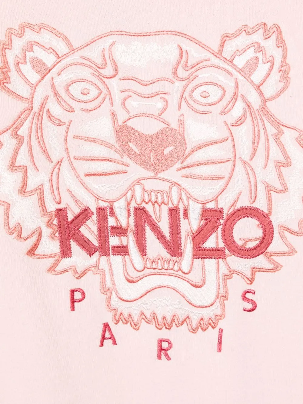 фото Kenzo kids толстовка с вышивкой tiger