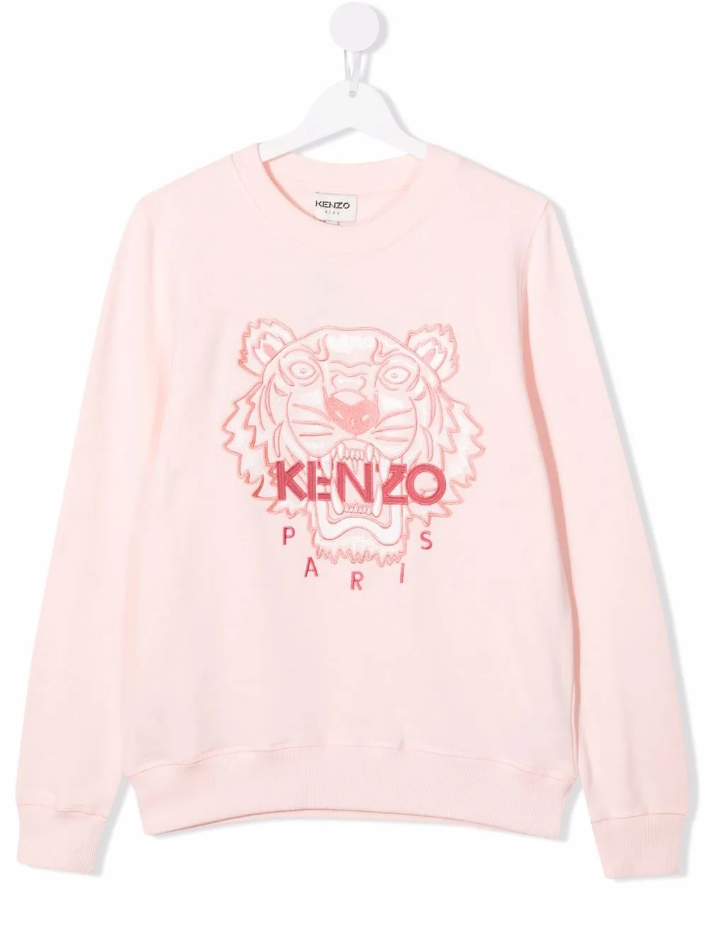 фото Kenzo kids толстовка с вышивкой tiger