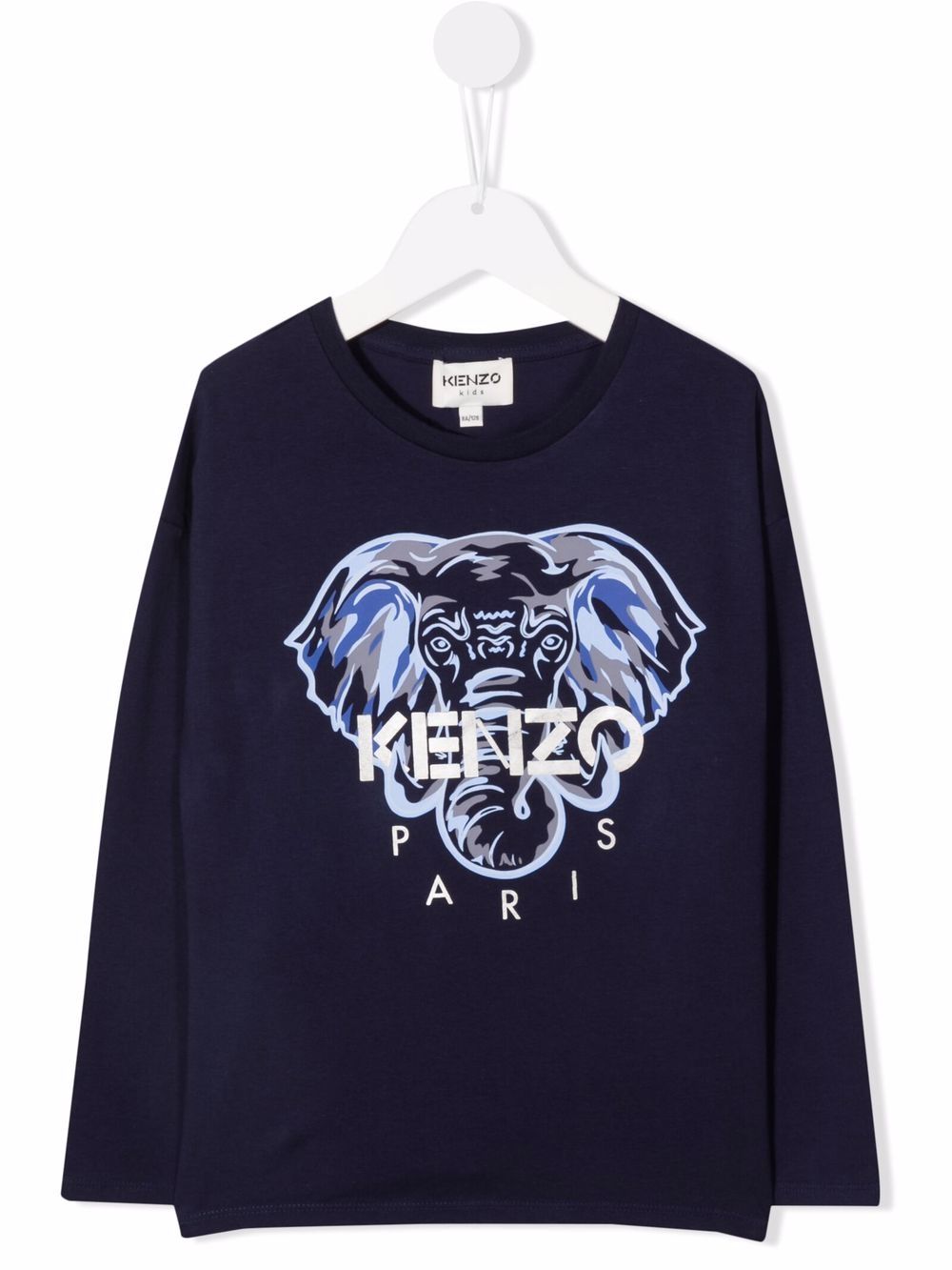 фото Kenzo kids топ с графичным принтом и логотипом